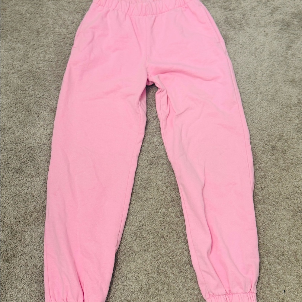 Brandy Melville Light Pink Cropped Pants